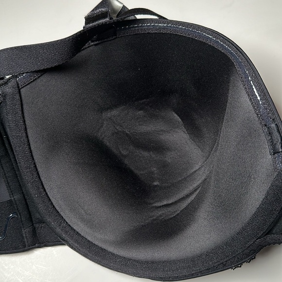 AMBRIELLE 42D MULTIWAY STRAPLESS CONTOUR UNDERWIRE WOMEN BRA #76220-3 BLACK - Picture 9 of 11